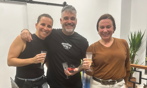 Carmen, Lorena y Roberto