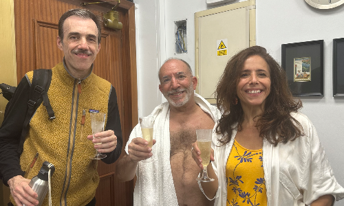 Javi, Carlos y Marga